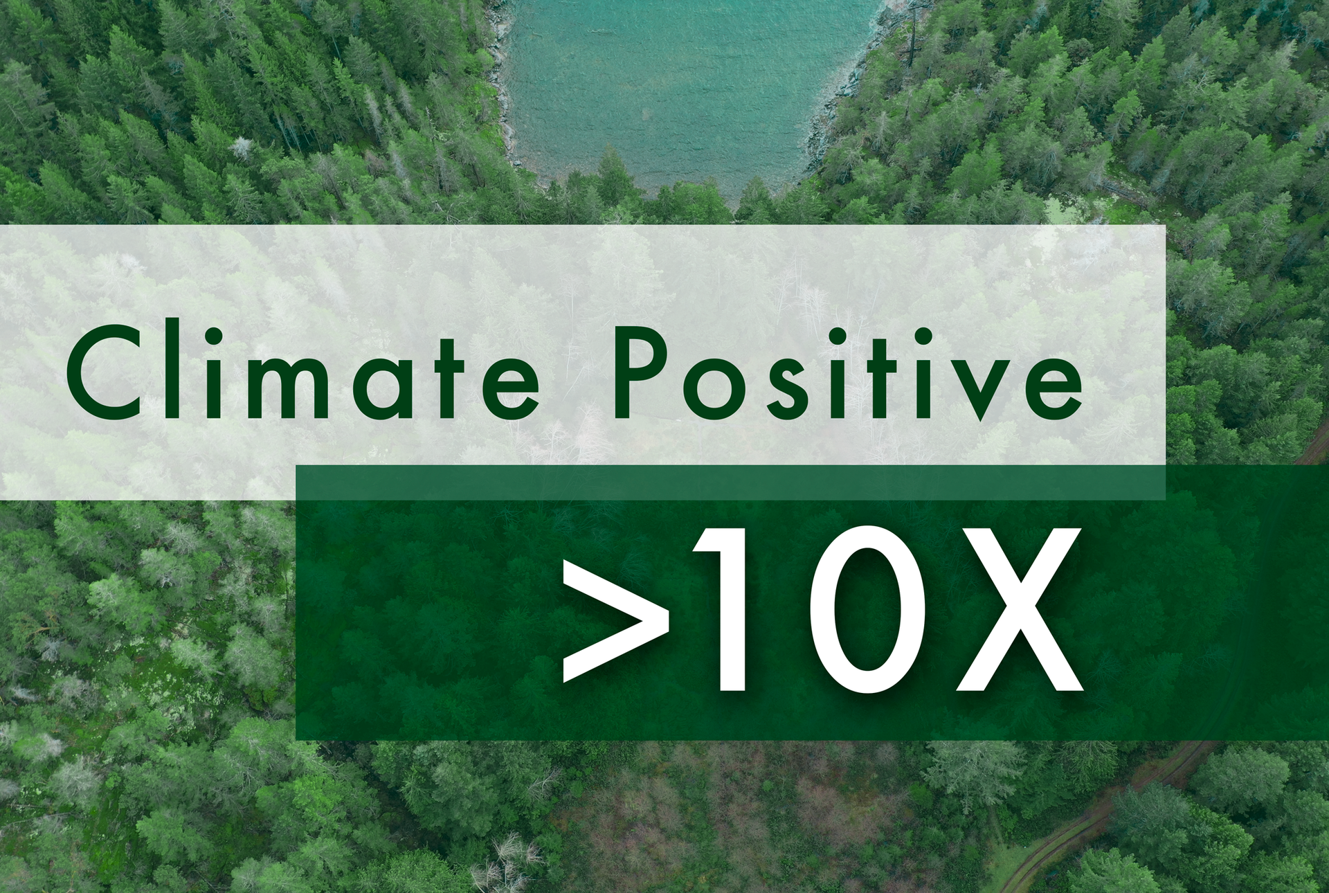 Our >10X Commitment to Being Climate Positive¹