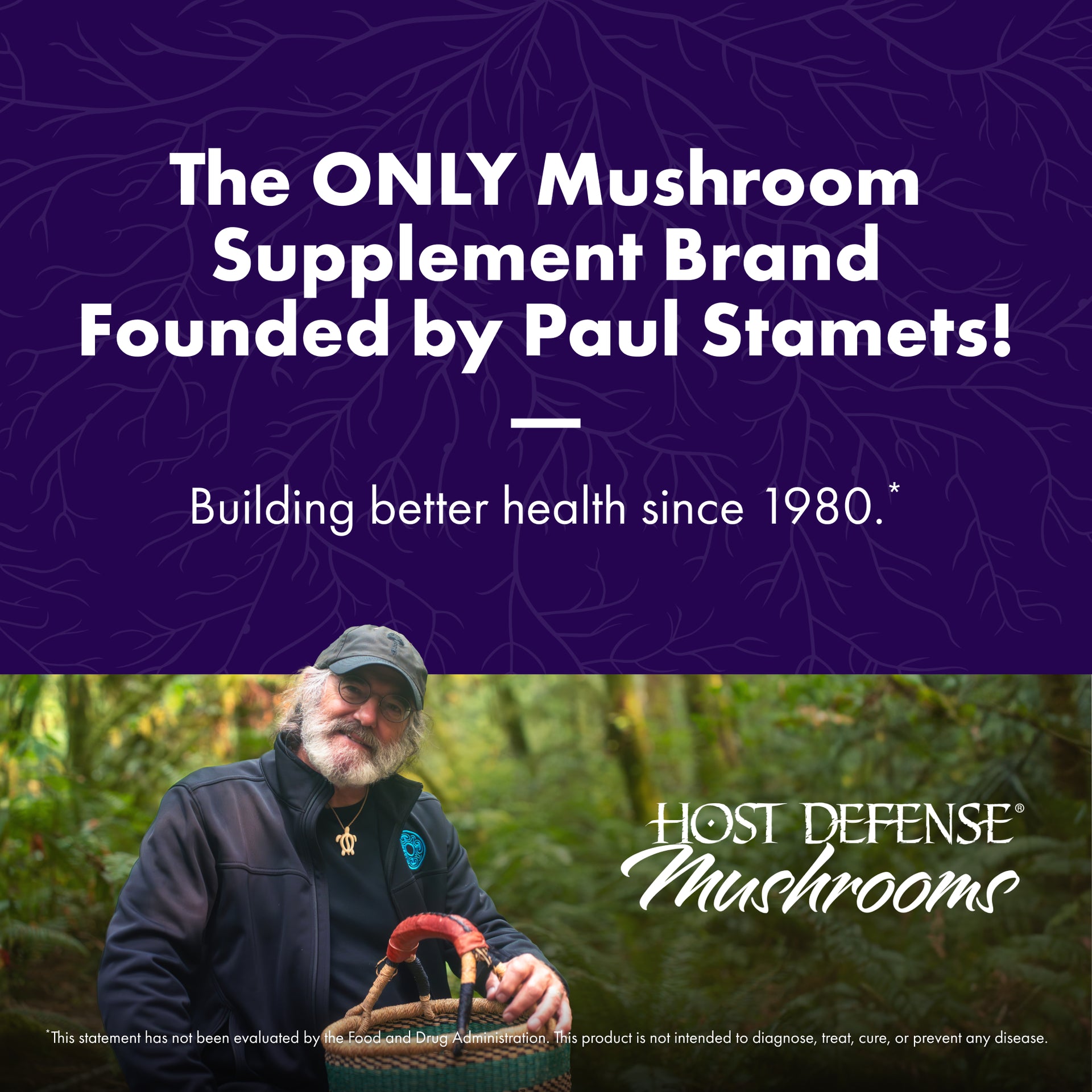 Host Defense® Lion’s Mane Gummies
 - Blueberry, Founder - Paul Stamets.