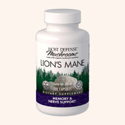 Lion's Mane capsules, 120-count bottle, front view showing label.