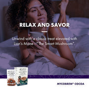 MycoBrew Cocoa, 5 oz box, Relax and Savor.