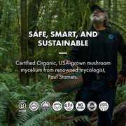 MycoBrew Cocoa, Three 5 oz boxes, Safe Smart and Sustainable.