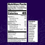 MycoBrew® Mocha, 10.6oz, Nutrition Facts.
