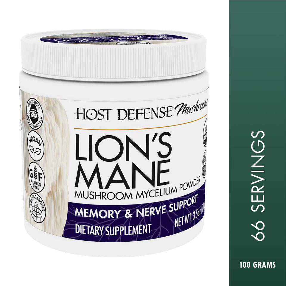 Lions Mane Powder, 3.5 Oz _ We Researched Lion’s Mane Nutrition Facts ...